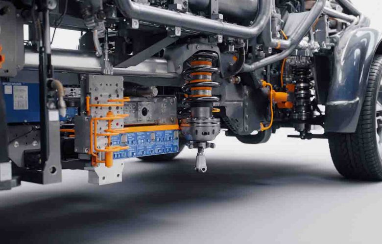 Suspension active électronique voiture